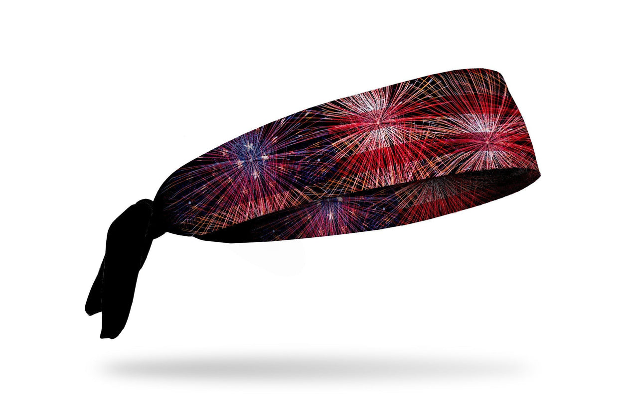 Red-White-And-BOOM Tie Headband - View 1
