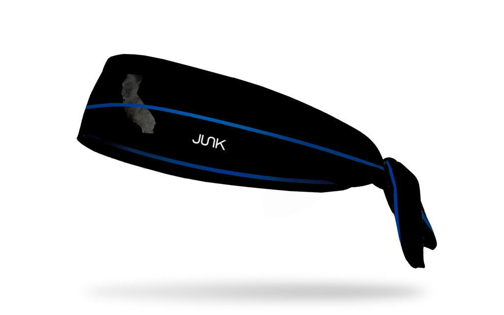 California Thin Blue Line Flex Tie Headband - View 1