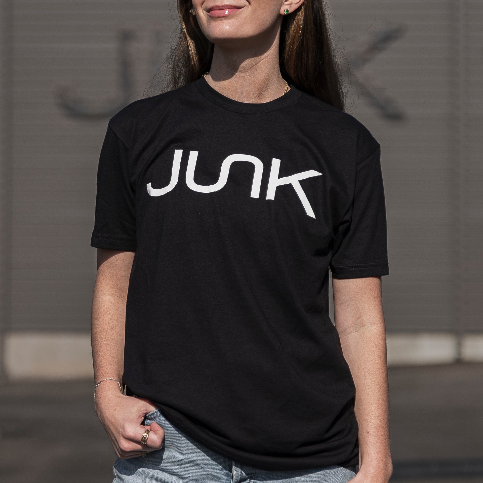 JUNK 60/40 Heather Cool Blue Tee - View 3