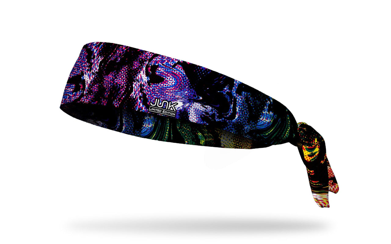 Rainbow Swirl Tie Headband - Limited Edition - View 1