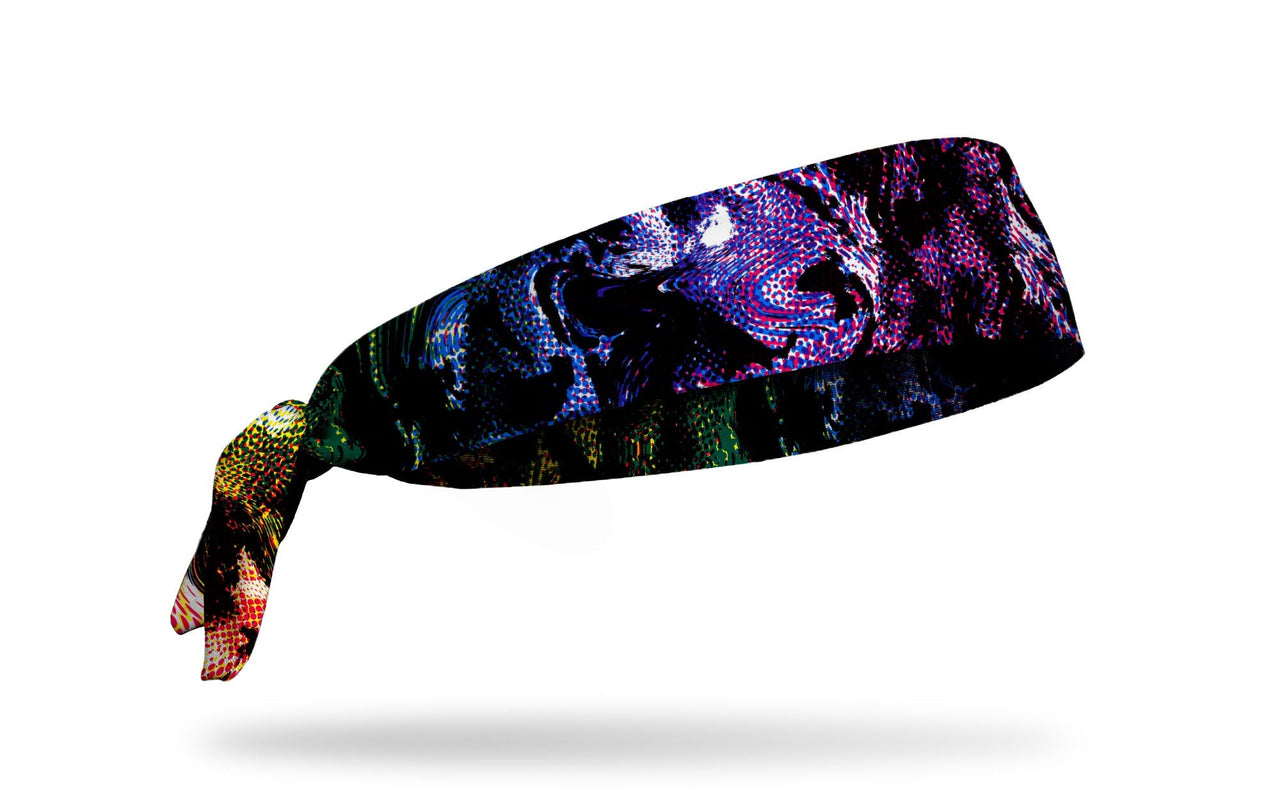 Rainbow Swirl Tie Headband - Limited Edition - View 2