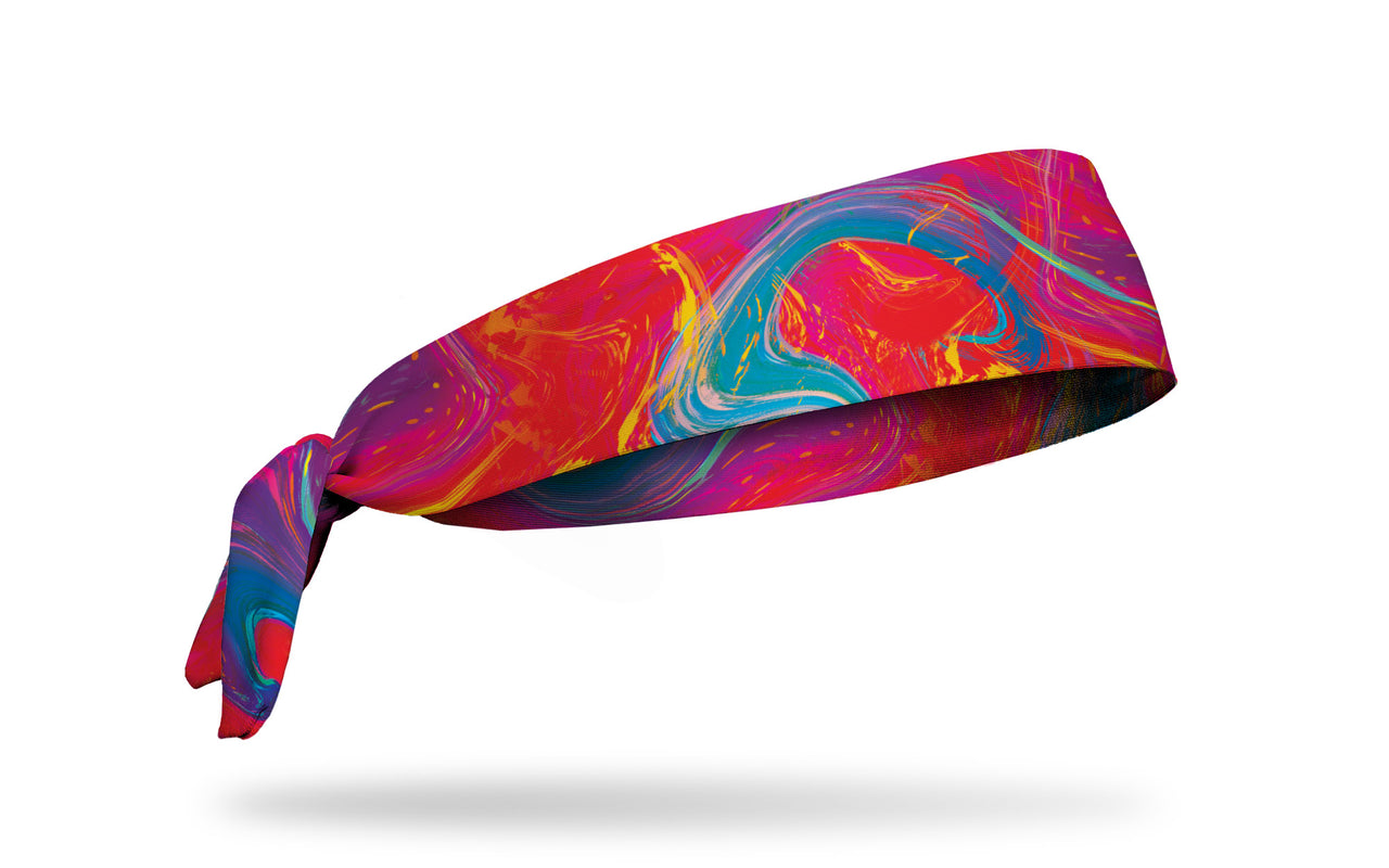 The Floor is Lava Tie Headband - Limited Edition - View 2