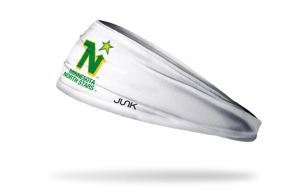 Minnesota North Stars: Vintage White Headband - Green by Junk Brands
