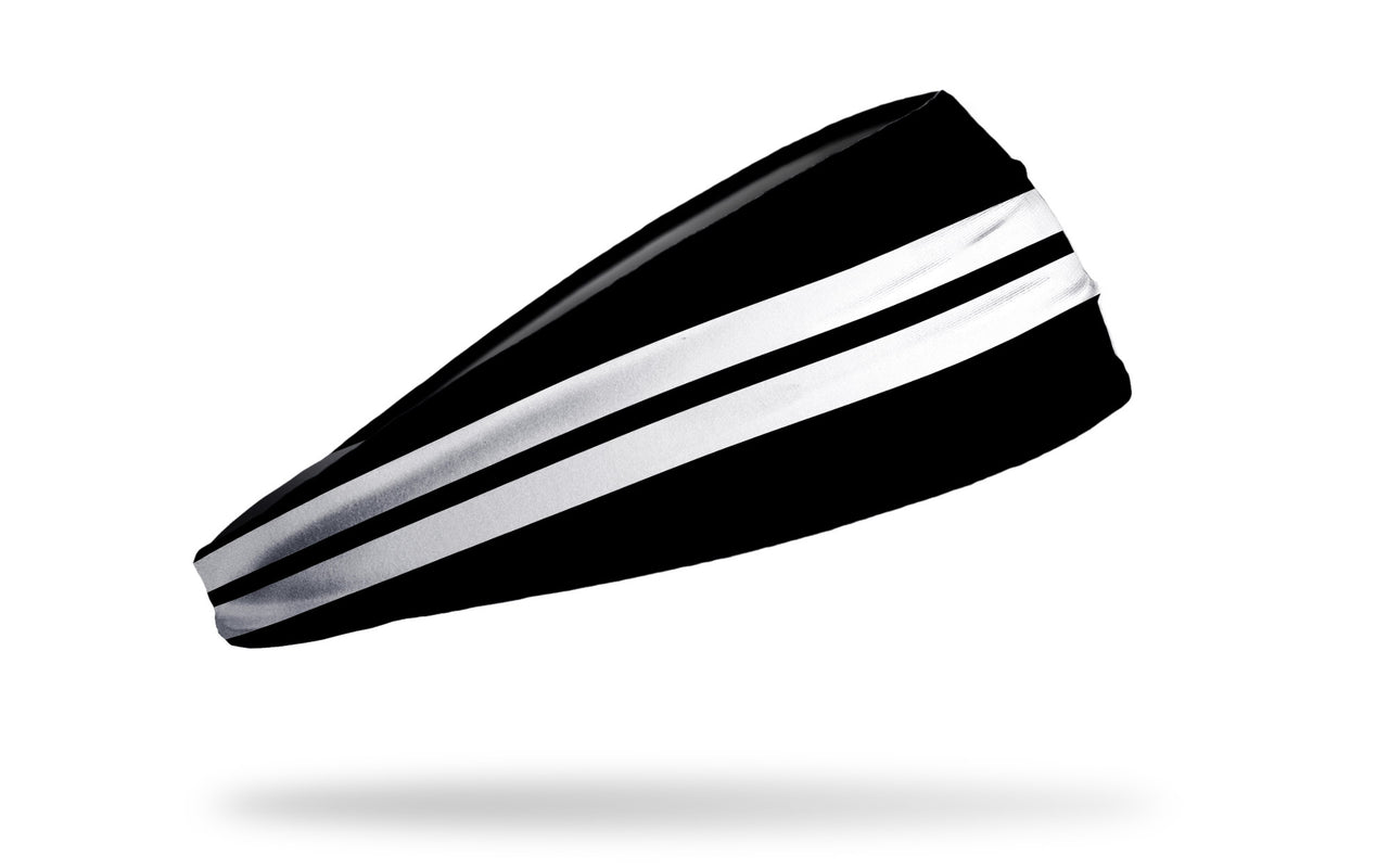 Varsity Stripe (Black) Headband - View 2