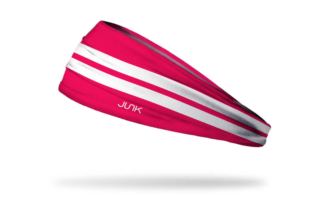 Varsity Stripe (Hot Pink) Headband - View 1