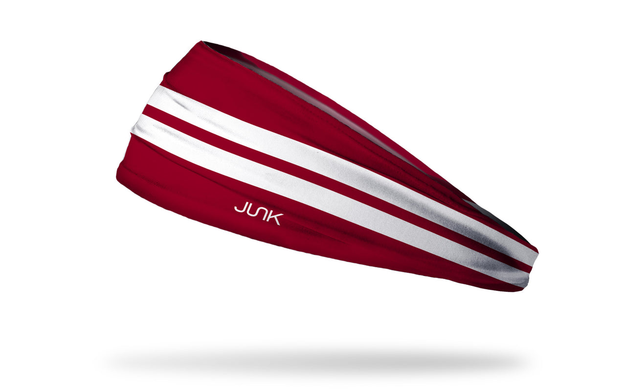 Varsity Stripe (Maroon) Headband - View 1