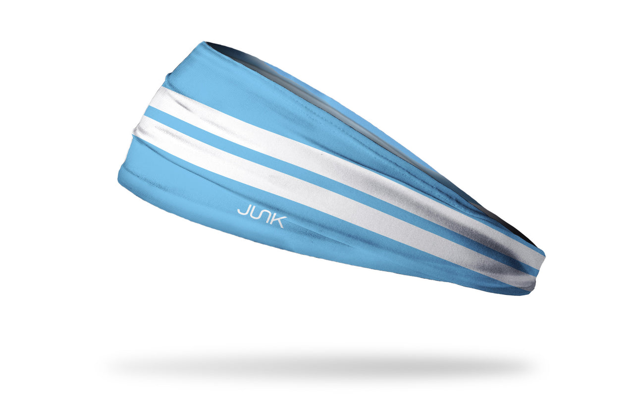 Varsity Stripe (Sky Blue) Headband - View 1